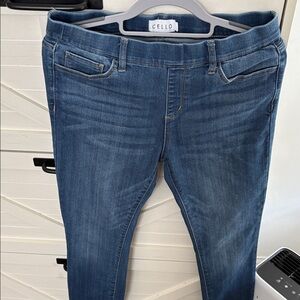 Cello Women's Skinny Stretch Jeans - Blue Denim